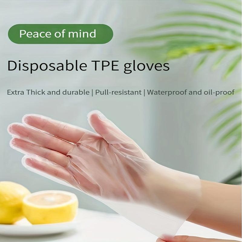 Disposable TPE Gloves Food Waterproof Beauty Touch Screen