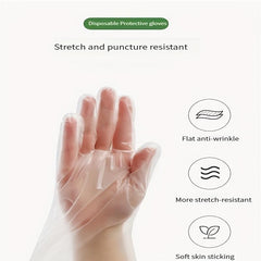 Disposable TPE Gloves Food Waterproof Beauty Touch Screen