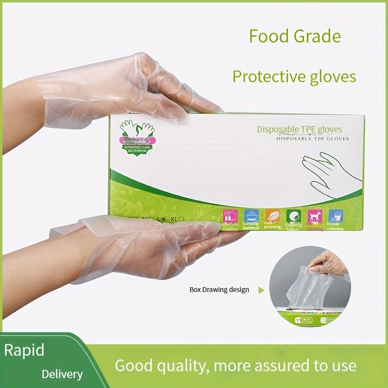 Disposable TPE Gloves Food Waterproof Beauty Touch Screen