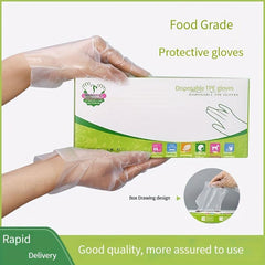 Disposable TPE Gloves Food Waterproof Beauty Touch Screen
