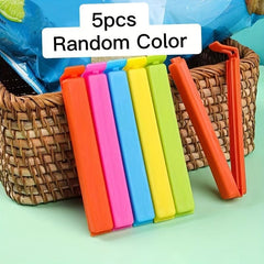 5pcs Sealing Clips Keep Food Fresh, Moisture Proof