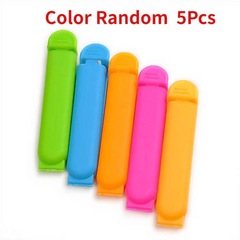 5pcs Sealing Clips Keep Food Fresh, Moisture Proof
