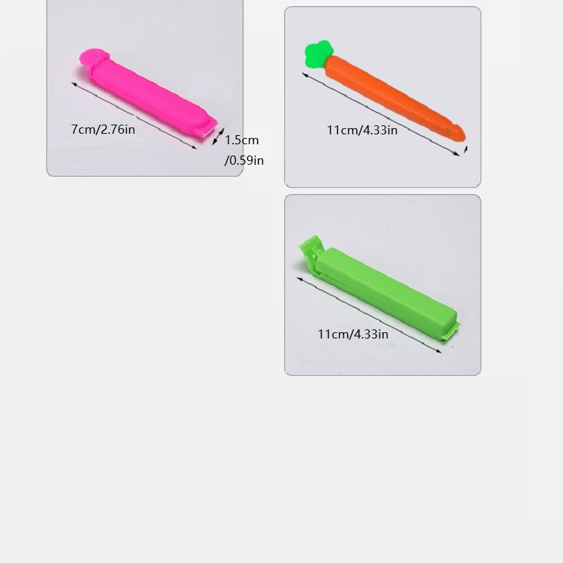 5pcs Sealing Clips Keep Food Fresh, Moisture Proof
