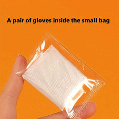 50pcs Plastic Disposable Gloves For Cooking Kitchen BBQ Cleaning Crafts