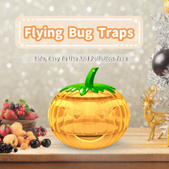 2pcs Dead Pumpkin Fruit Fly Trap Indoor Outdoor Catcher Flies Bees Wasps
