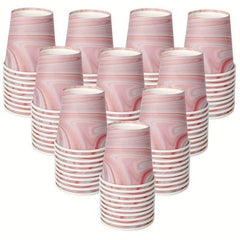 100Pcs 3oz Small Waxed Paper Tasting Cups for Yogurt and Hot Tea