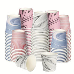 100Pcs 3oz Small Waxed Paper Tasting Cups for Yogurt and Hot Tea