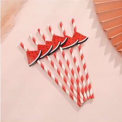 50 Pcs Paper Straws for Party Events and Crafts - Birthday Wedding Bridal Shower