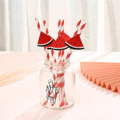 50 Pcs Paper Straws for Party Events and Crafts - Birthday Wedding Bridal Shower