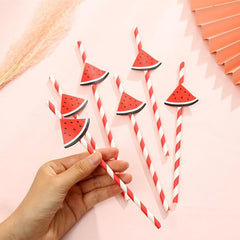 50 Pcs Paper Straws for Party Events and Crafts - Birthday Wedding Bridal Shower