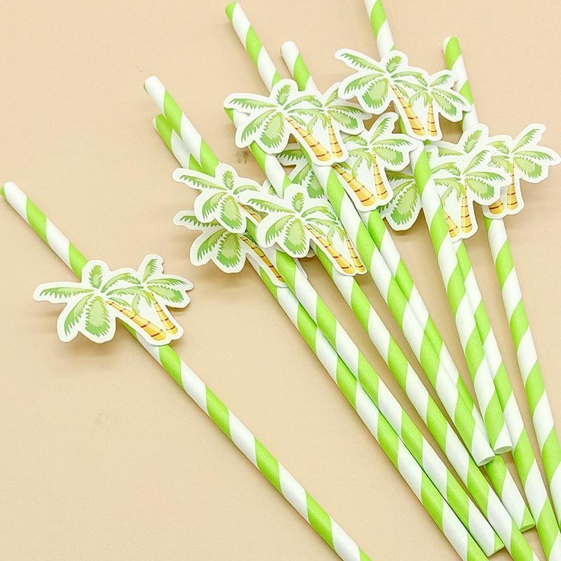 50 Pcs Paper Straws for Party Events and Crafts - Birthday Wedding Bridal Shower