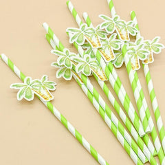 50 Pcs Paper Straws for Party Events and Crafts - Birthday Wedding Bridal Shower
