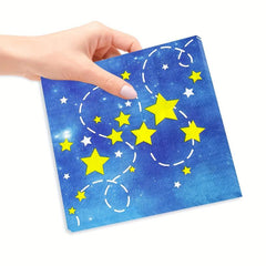 20Pcs Stylish Night Star Disposable Party Napkins Soft Absorbent Hand Towels