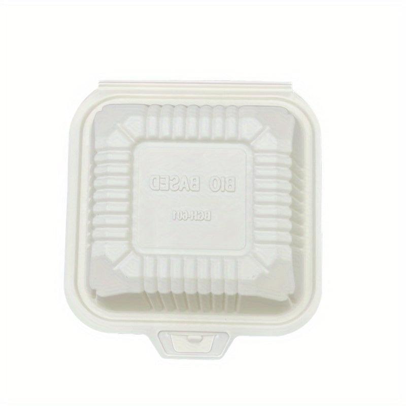 10pcs Biodegradable Hamburger Box Pastry Packaging Box