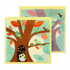 20pcs Animal Pattern Ziplock Cookie Bags for Baked Goods, Small Items