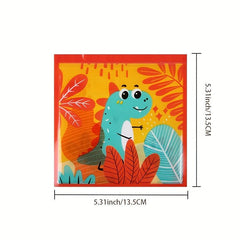 20pcs Animal Pattern Ziplock Cookie Bags for Baked Goods, Small Items