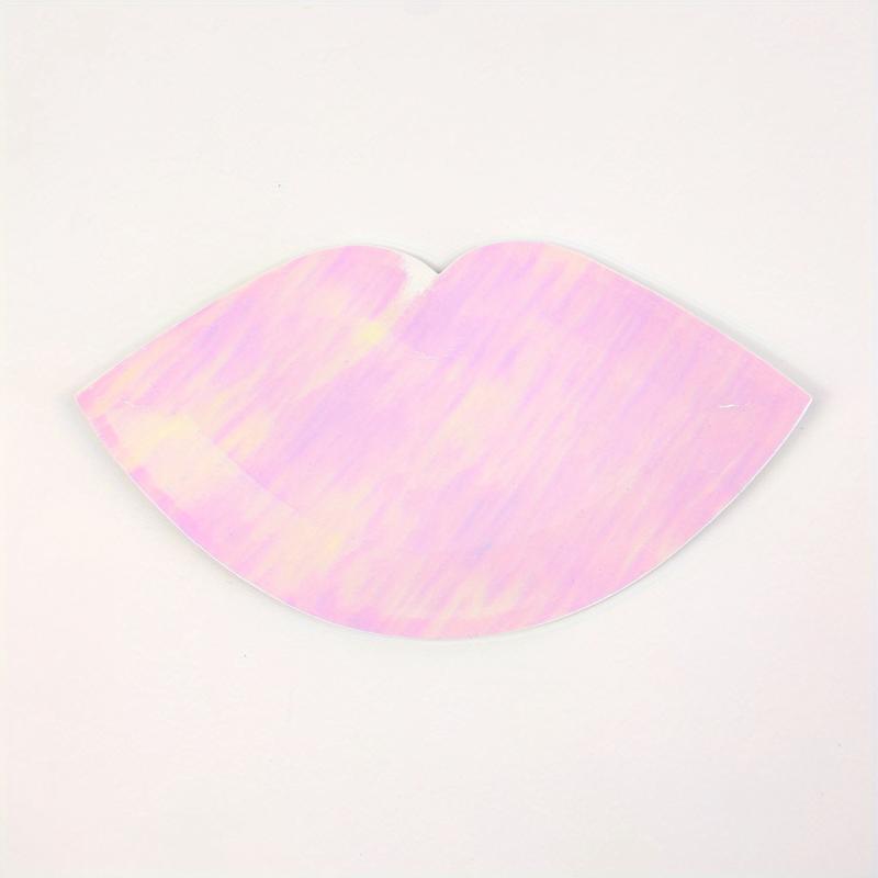 8pcs Pink Love Heart Lips Paper Plate Set