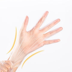 Chef Made Disposable Vinyl Gloves, Medium Size, Pack of 50