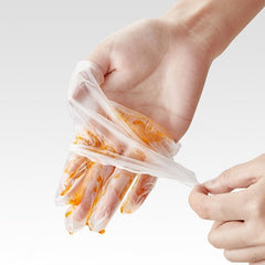 Chef Made Disposable Vinyl Gloves, Medium Size, Pack of 50