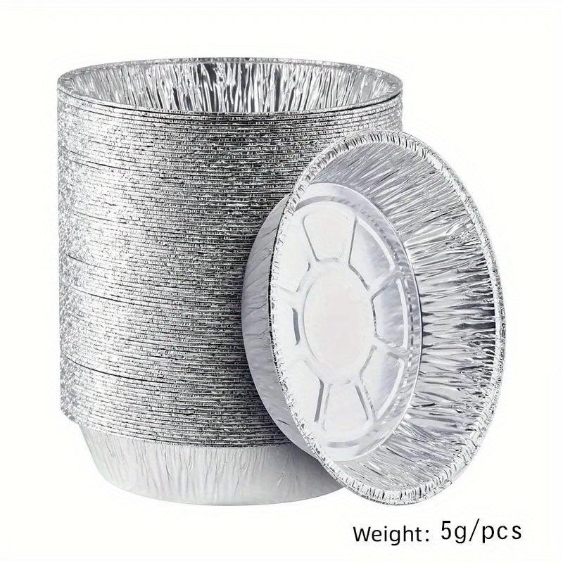 20pcs Round Aluminum Pans With Lid for Baking Parties Kitchen Gadgets