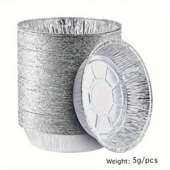 20pcs Round Aluminum Pans With Lid for Baking Parties Kitchen Gadgets
