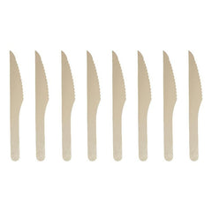 8pcs Wooden Fork Spoon Kitchen Utensils Supplies