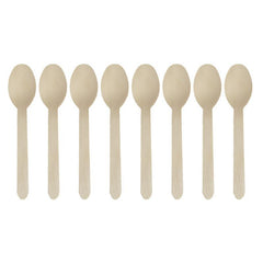 8pcs Wooden Fork Spoon Kitchen Utensils Supplies