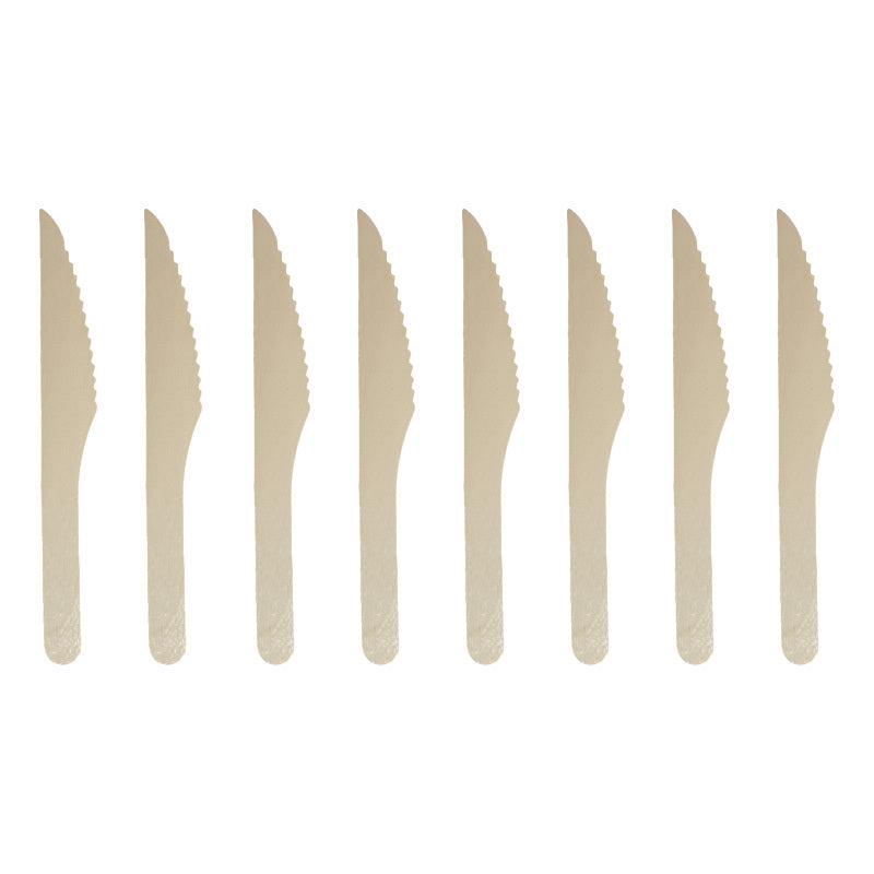 8pcs Wooden Fork Spoon Kitchen Utensils Supplies