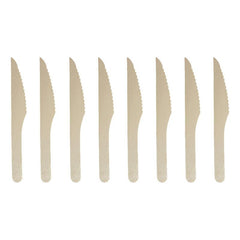 8pcs Wooden Fork Spoon Kitchen Utensils Supplies