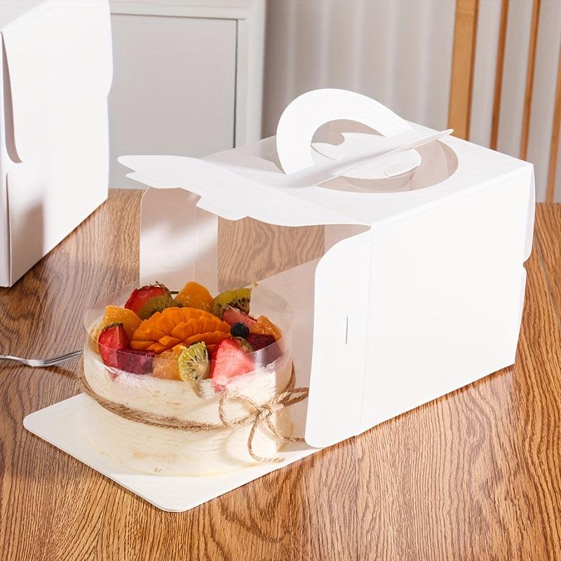 Cake Carrier Box 4 6 inch Birthday Cake Box Portable Cake Packaging Box