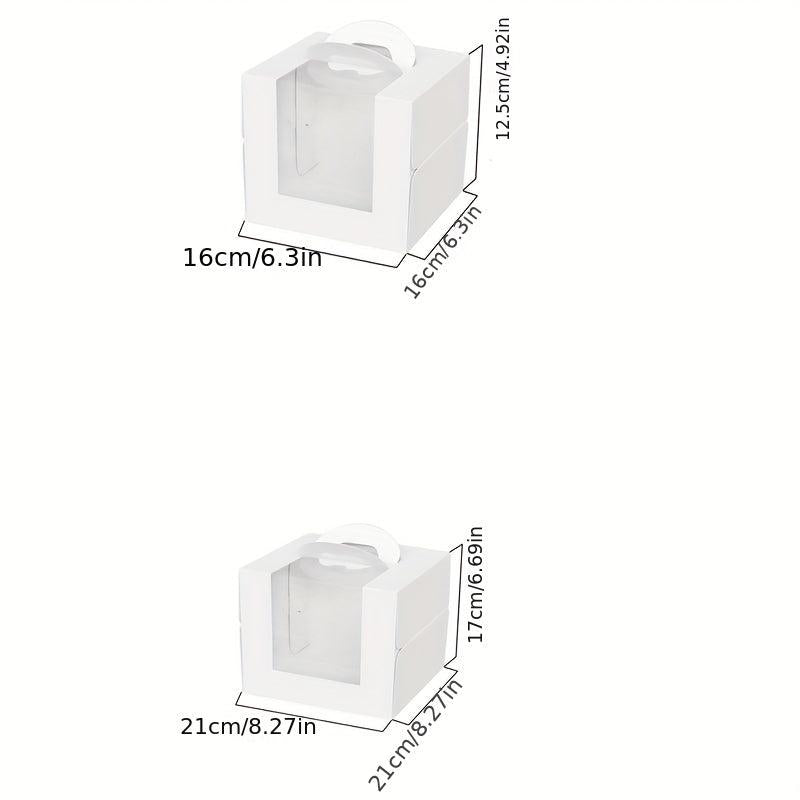 Cake Carrier Box 4 6 inch Birthday Cake Box Portable Cake Packaging Box
