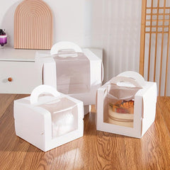 Cake Carrier Box 4 6 inch Birthday Cake Box Portable Cake Packaging Box