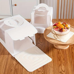 Cake Carrier Box 4 6 inch Birthday Cake Box Portable Cake Packaging Box