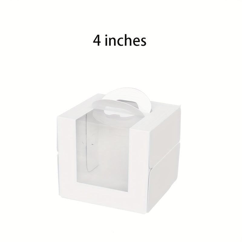 Cake Carrier Box 4 6 inch Birthday Cake Box Portable Cake Packaging Box