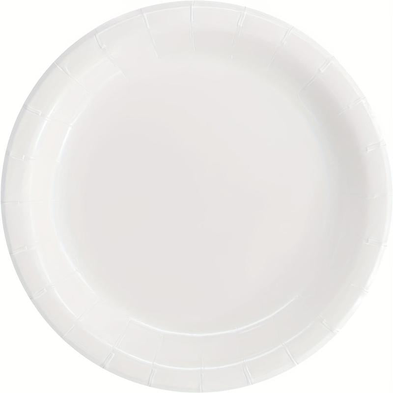 10 Pcs 22 Paper Plates Disposable Dessert Biodegradable Bagasse Plate