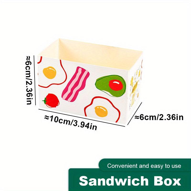 10pcs Greaseproof Sandwich Wrappers for Baking Toasting Cakes