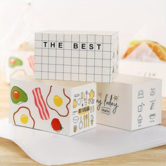 10pcs Greaseproof Sandwich Wrappers for Baking Toasting Cakes