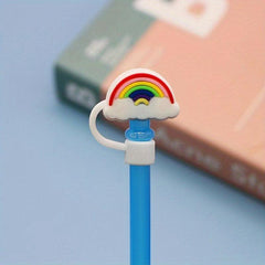 Silicone Straw Cover Reusable Cartoon Tips for 6-8mm Straws