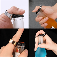 2PCS Stainless Steel Ring Bottle Opener 22mm Diameter
