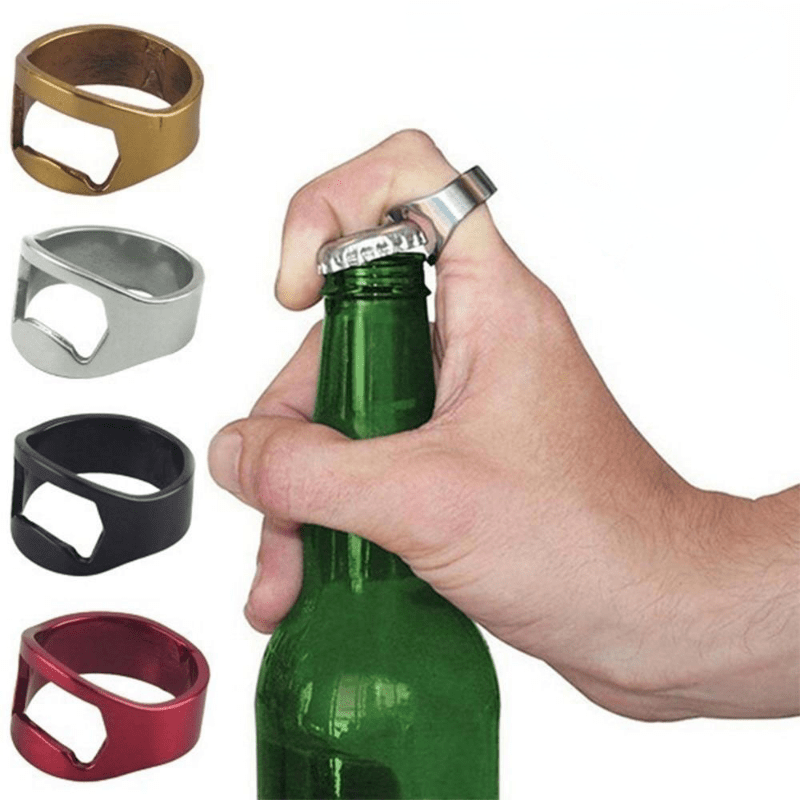 2PCS Stainless Steel Ring Bottle Opener 22mm Diameter