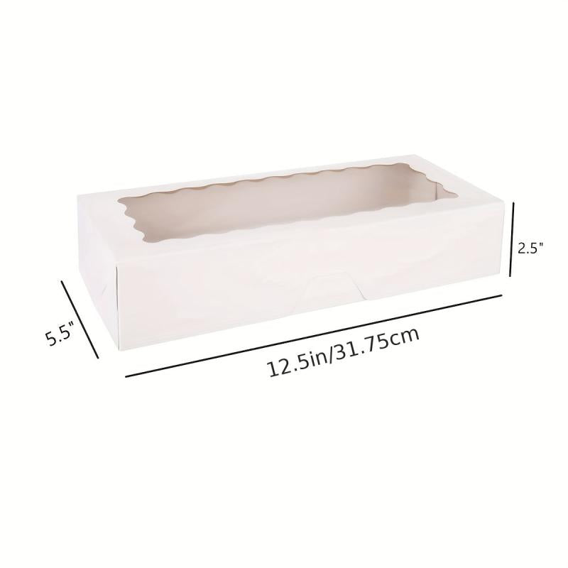 20pcs Cookie Boxes With Window Bakery Boxes