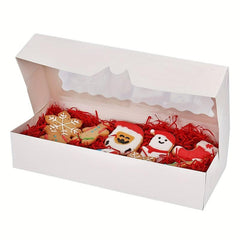 20pcs Cookie Boxes With Window Bakery Boxes