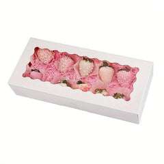 20pcs Cookie Boxes With Window Bakery Boxes