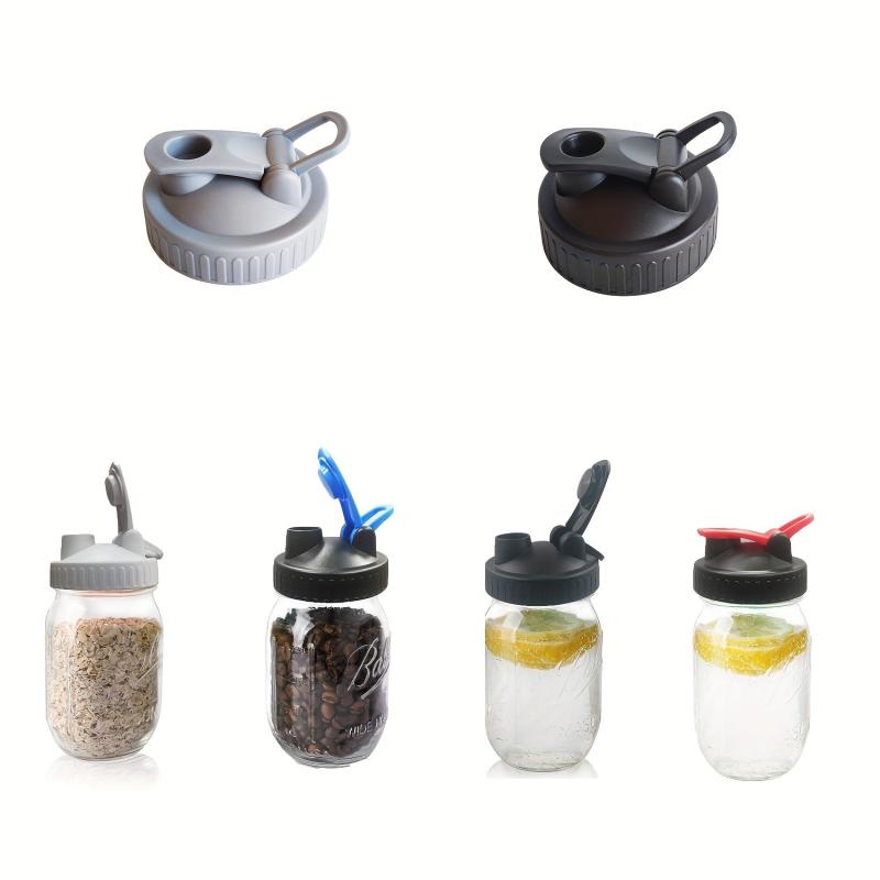 4pcs Mason Jar Lids Airtight Leak proof Seal Kitchen Gad