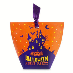20pcs Halloween Castle Ghost Candy Bag Mini Gift Bag