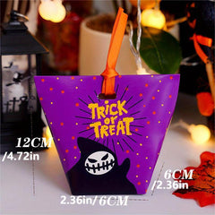 20pcs Halloween Castle Ghost Candy Bag Mini Gift Bag