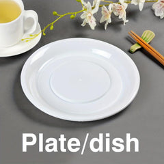 10pcs Disposable Unbreakable Plates for BBQ Party Dinner Travel Picnic