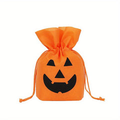 1pc Halloween Drawstring Bags for Treats and Goodies