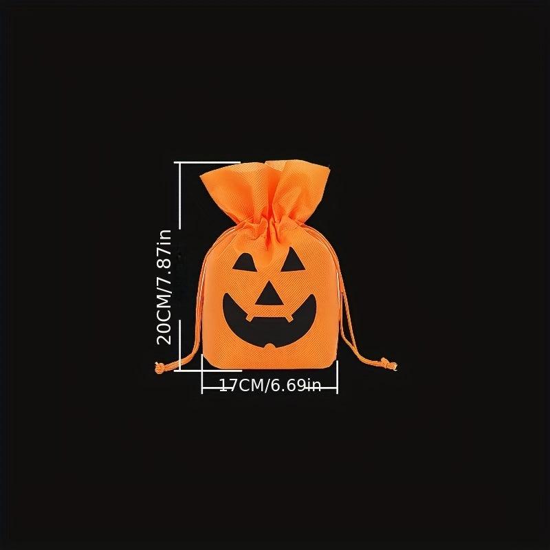 1pc Halloween Drawstring Bags for Treats and Goodies