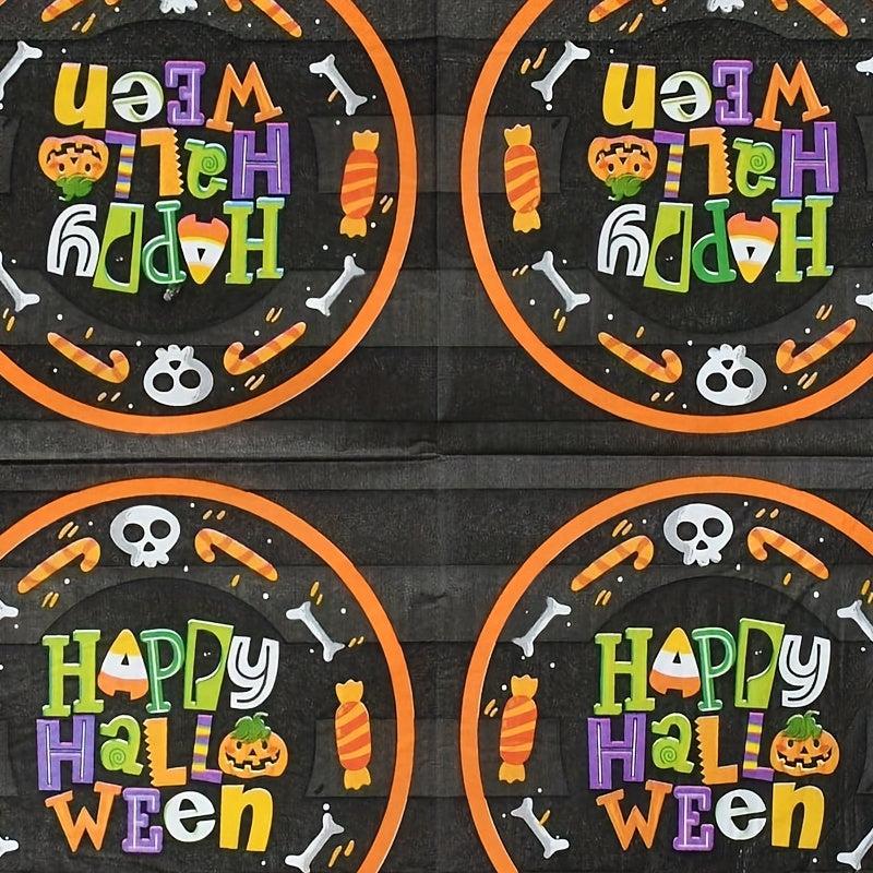 20pcs Halloween Party Napkins Paper Towels Decoration